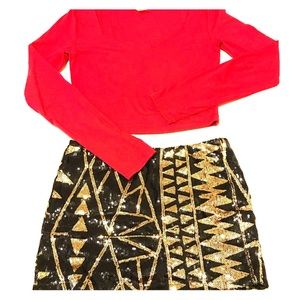 Sequined Skirt